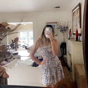 Smocked Waist Leopard Cami Mini Dress